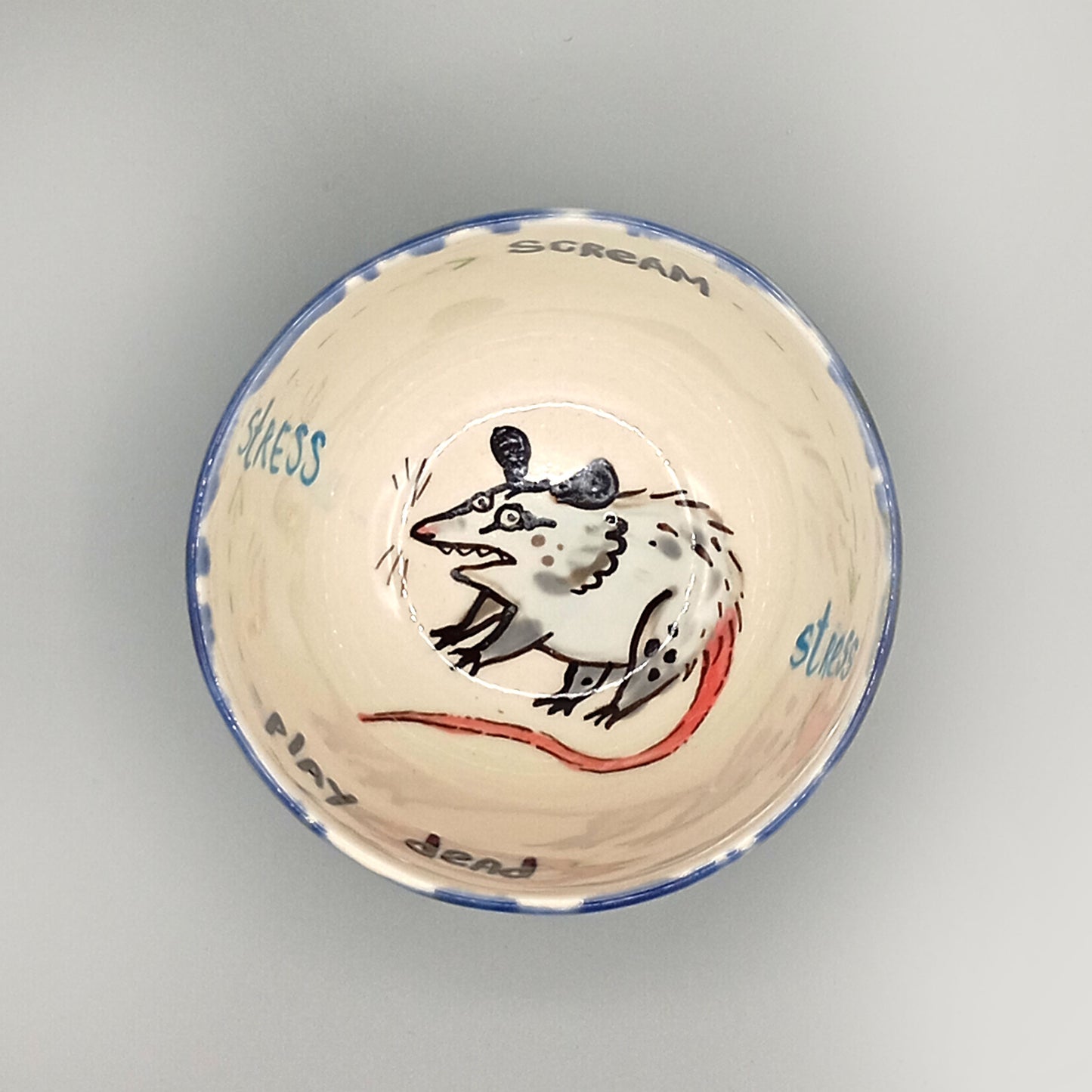 Стресиран опосум, пиала, 100ml