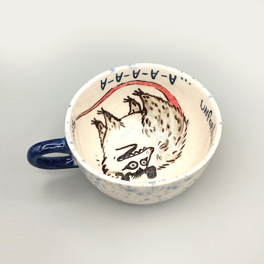 Стресиран опосум, чаша за капучино, 180ml