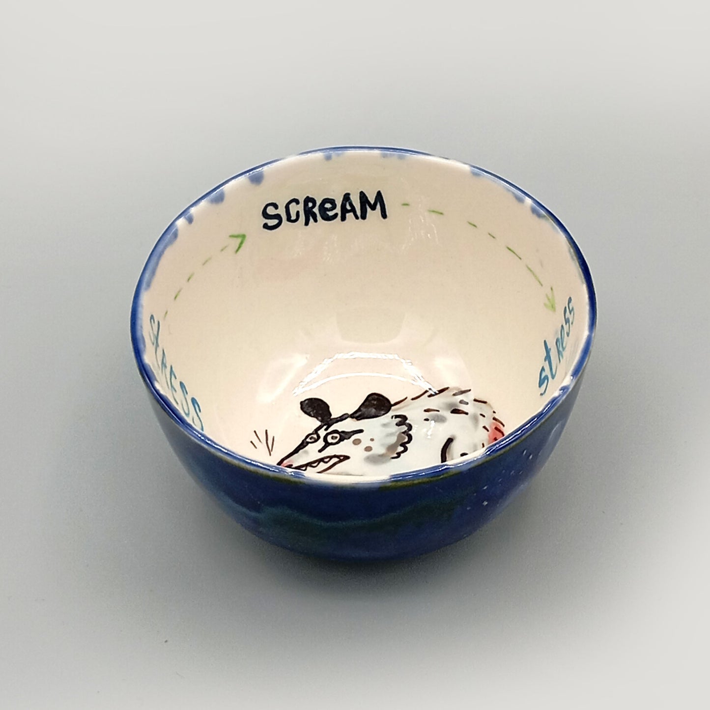 Стресиран опосум, пиала, 100ml