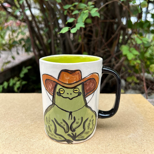 Howdy Frog Чаша Зелена, 250ml